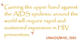 Quote from UNAIDS/WHO